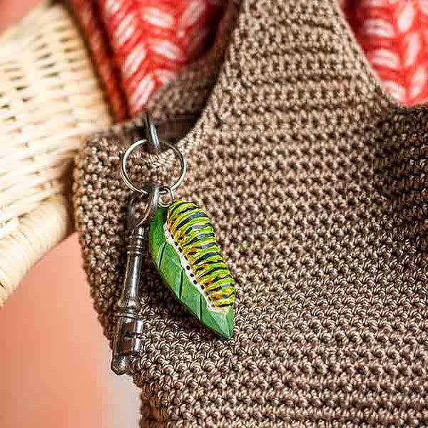 Keychain caterpillar
