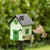 Multiholk light green birdhouse/feeder