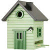 Multiholk light green birdhouse/feeder