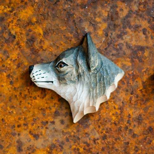 Magnet - Gray Wolf