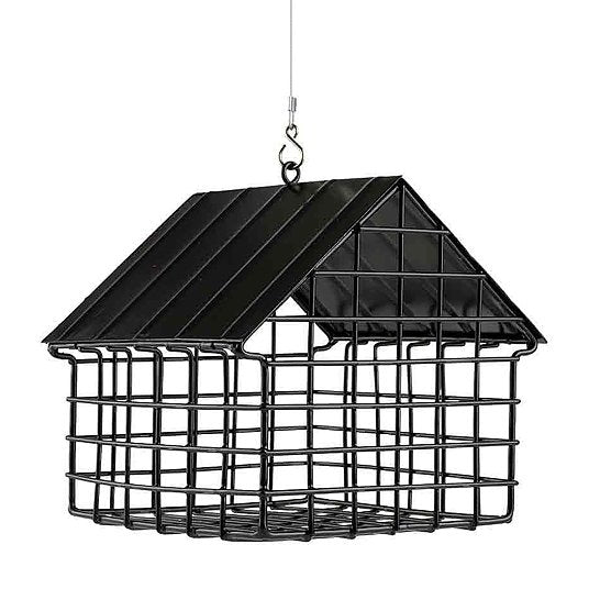 Wildlife Garden - Black Bird Feeder for Fat Balls