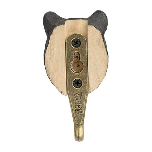 Wildlife Garden – Kleiderhaken mit schwarzem Bärenmotiv