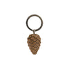 Pine cone keychain