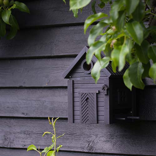 Nichoir 2-en-1 Multiholk Noir Charbon | Wildlife Garden