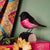 DecoBird Schwarz-rosa Fliegenfänger