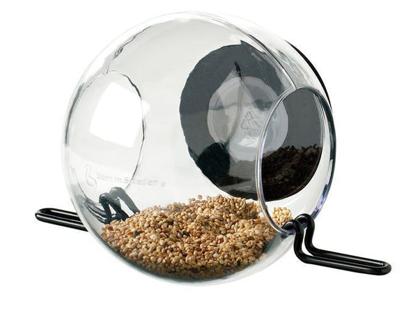 BirdFeeder Raamvoederhuisje – Transparant Vogelvoerhuisje voor op het Raam (15 x 10 x 15 cm)