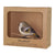 Houtgesneden Vogelbeeld Goudhaantje – DecoBird | Wildlife Garden