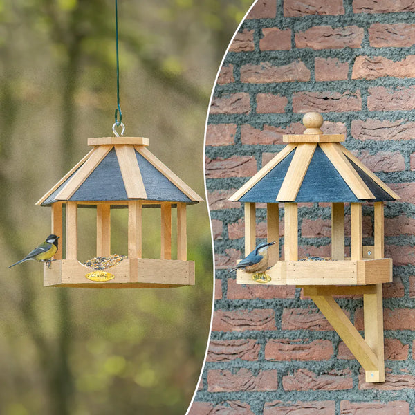Mangeoire pour oiseaux Penn 2-en-1 - ardoise