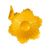 Abreuvoir pour balcon Balus (jaune ocre) – Bain d'oiseaux réglable avec pince pour balcons