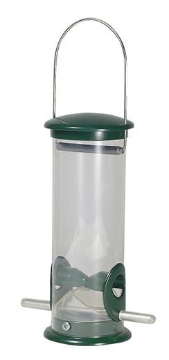 Vogelschutz Metall Saatgutsilo klein