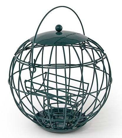 Support pour pot de beurre de cacahuète avec cage de protection contre les corneilles et les écureuils – Londres | CJ Wildlife