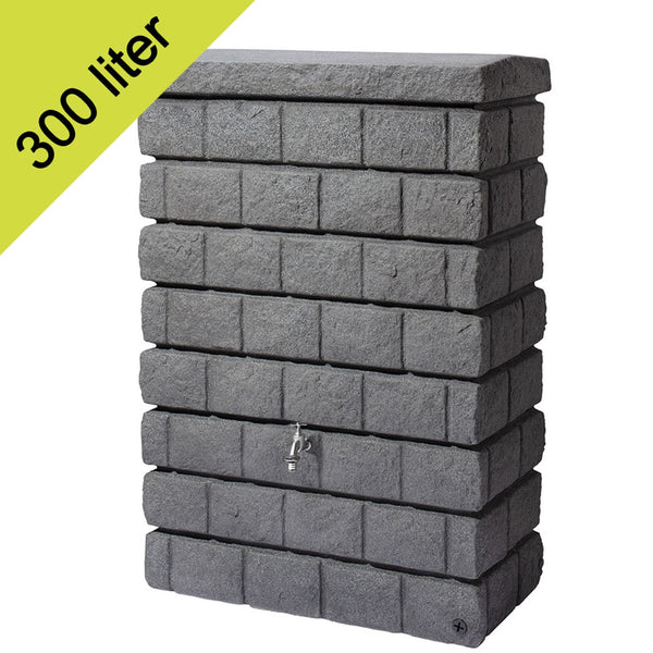 Rocky Junior muurregenton 300 liter donker graniet