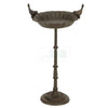 Birdbath High m/2 birds metal