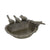 Birdbath 4 birds brown