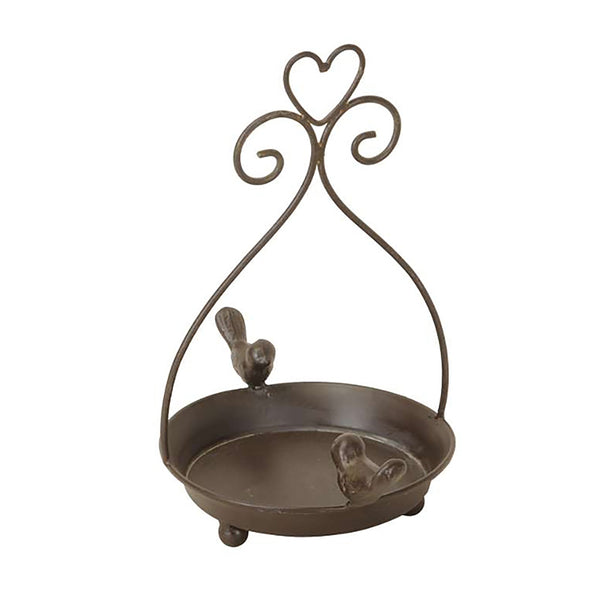 Vogelbad Prieel bruin