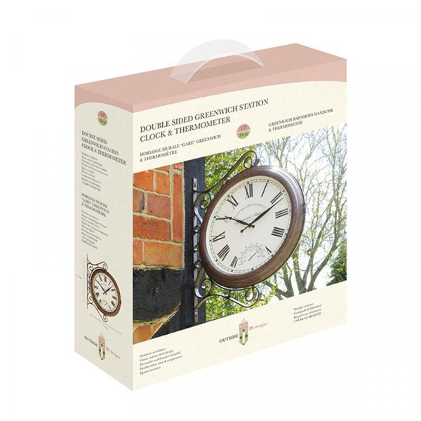 Greenwich stationsklok 38cm