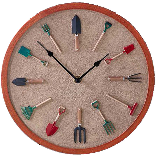 Garden tools klok 30cm