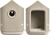 elho Cosy vogelhuisje en vogelvoeder set paddenstoel beige