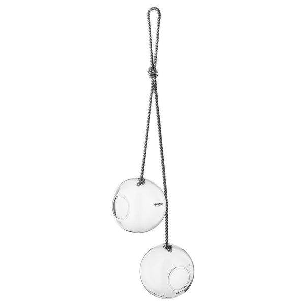 Glass bird feeder 2 pcs.