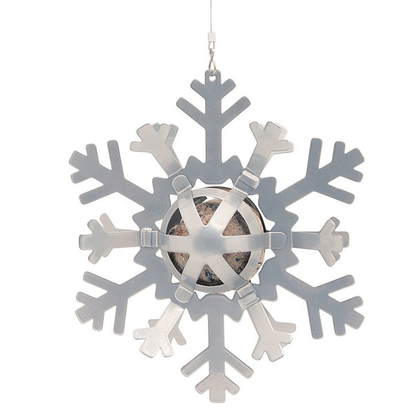 Sneeuwvlok vetbolhouder zilver