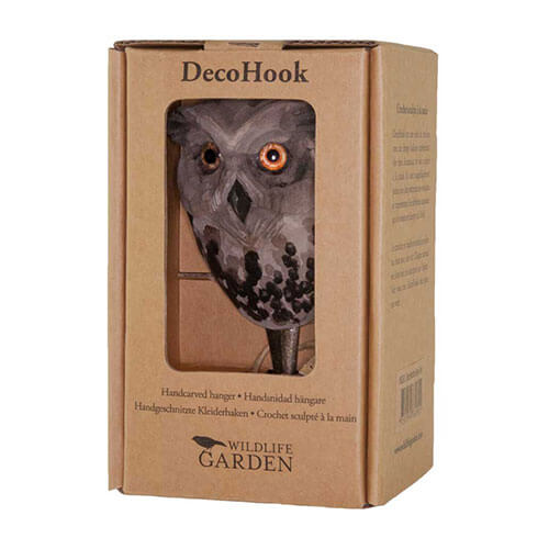 Wildlife Garden - Eagle Owl Clothes Hook