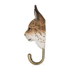 Kledinghaak Lynx – Decoratieve Houten Wandhaak | Wildlife Garden