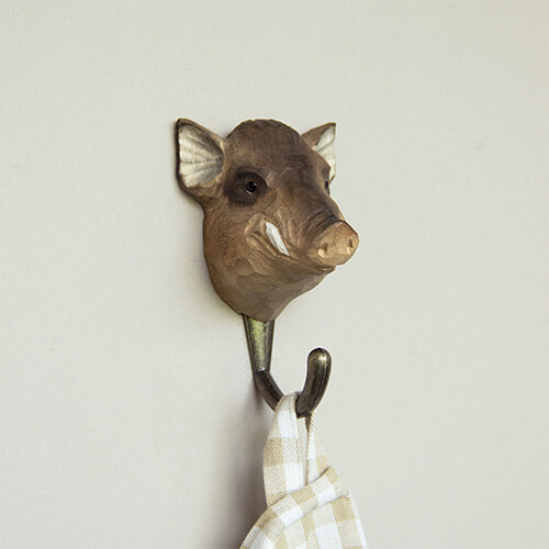 Wildlife Garden - Wild Boar Clothes Hook