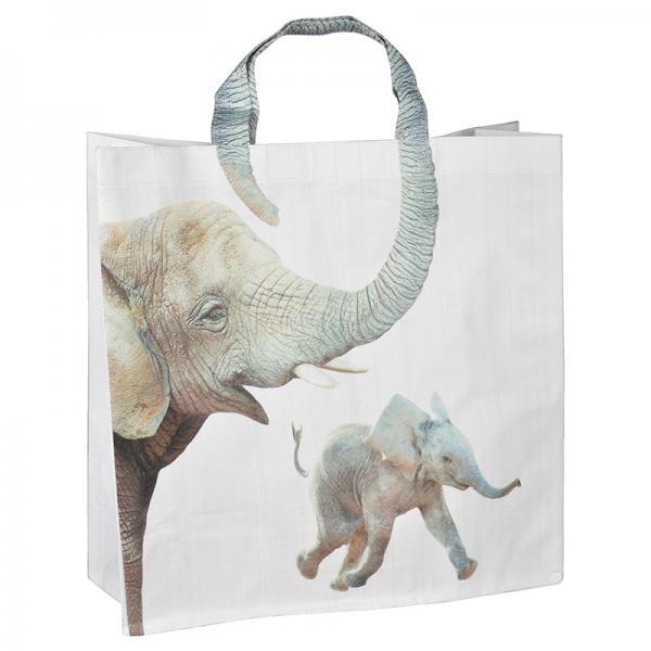 Boodschappentas Dierentuin – Opvouwbare Shopper met Dierenprint | Esschert Design