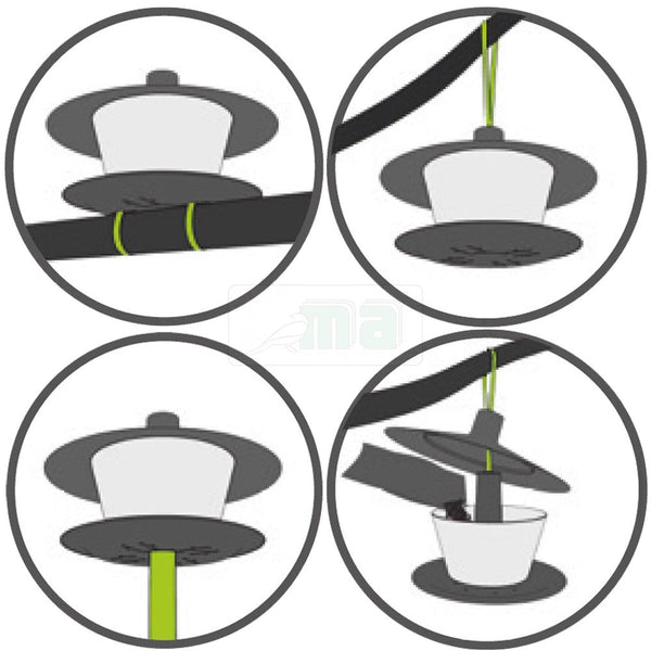 Voederhuis Finch wijnrood