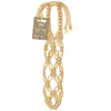 Vetbolhouder macramé TESS 25cm beige