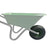 Luchtbandwiel voor groene kinderkruiwagen