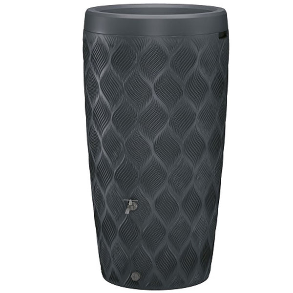 Delta 2-in-1 regenton 240 liter antraciet