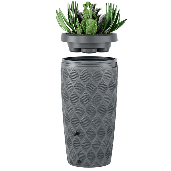 Delta 2-in-1 regenton 240 liter grijs 2