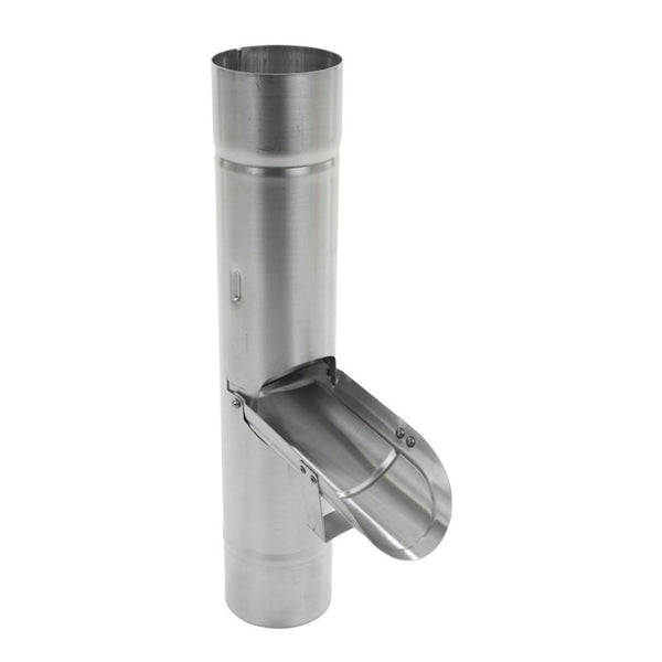 Zinken regenton vulautomaat met klep 80 mm