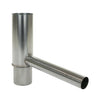 Zinken regenton vulautomaat met overloop 80 mm