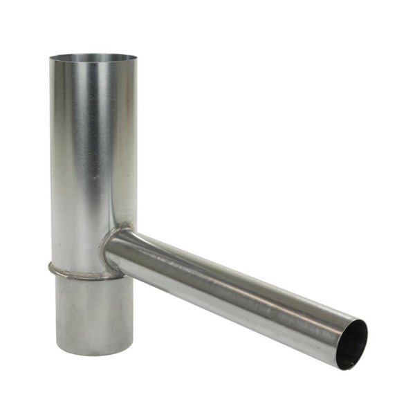 Zinken regenton vulautomaat met overloop 80 mm