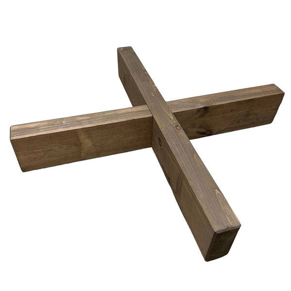 Houten onderzetter regenton bruin