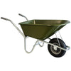 Kruiwagen Tuin Premium 100 liter olijfgroen