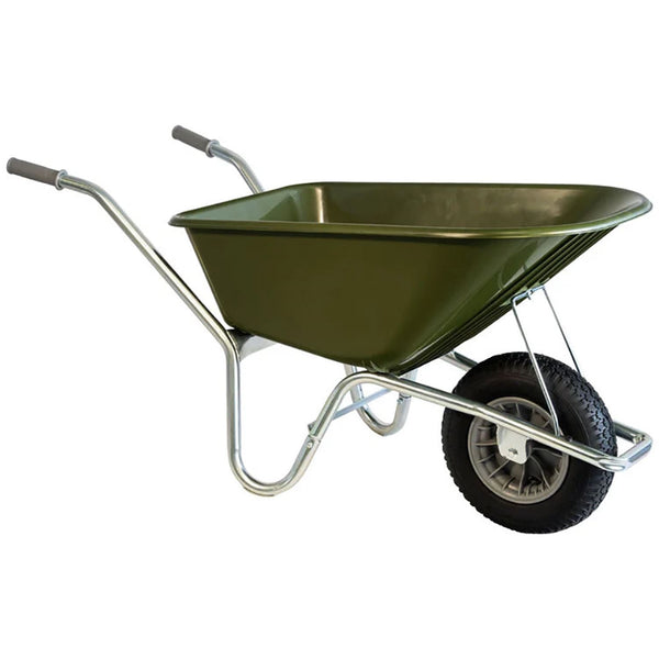 Kruiwagen Tuin Premium 100 liter olijfgroen