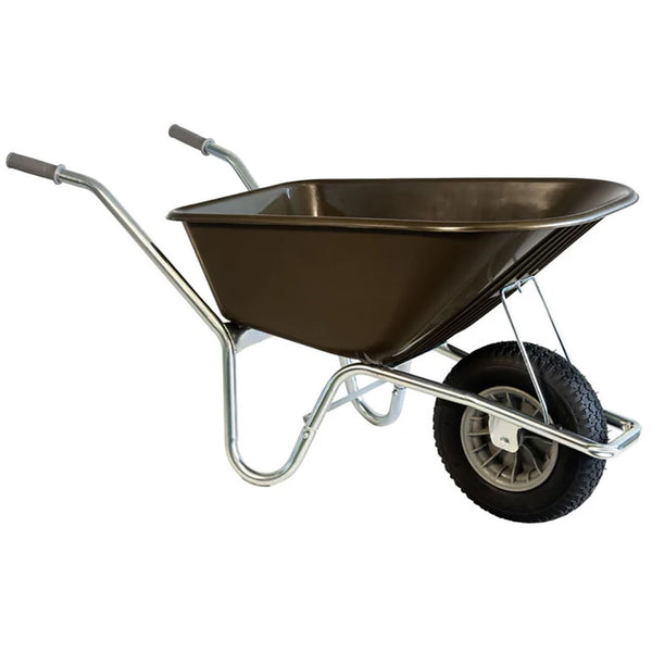 Kruiwagen Tuin Premium 100 liter kastanjebruin