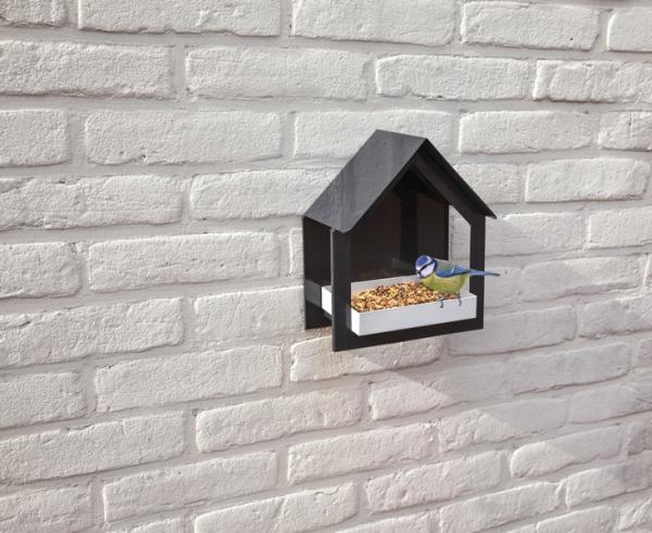 Esschert Design - Wall feeding table anthracite/white