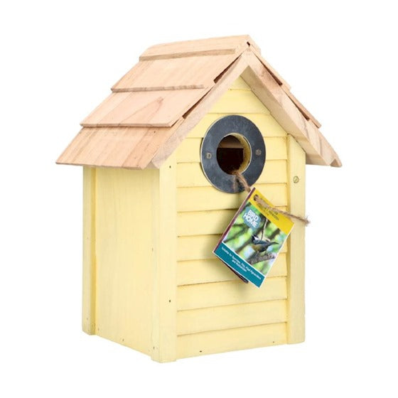 Vogelhaus Bird Home Beach Gelb FSC-Holz | Buzzy Birds