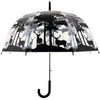 Regenschirm transparent Wald