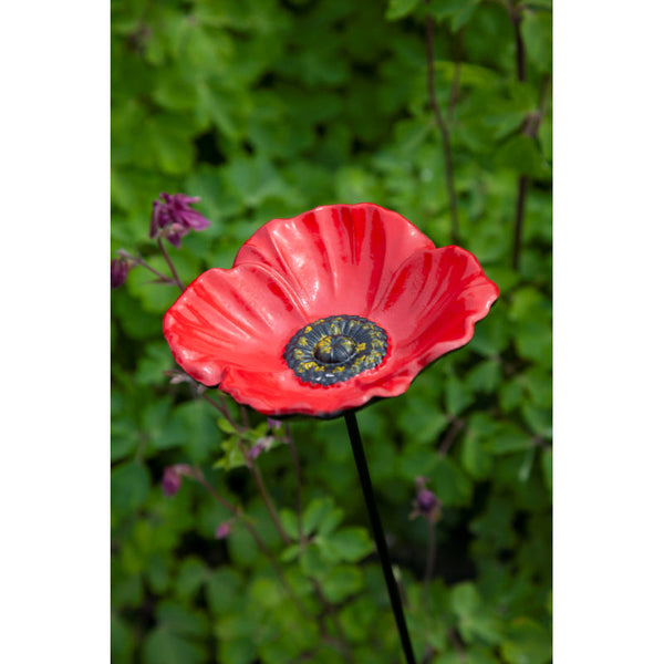 Gardman birdbath/feeder poppy on pin