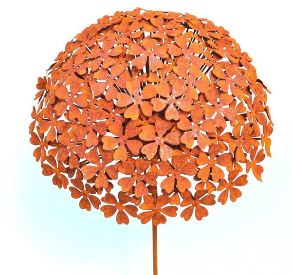 RUST - Cortenstahl Hortensie klein