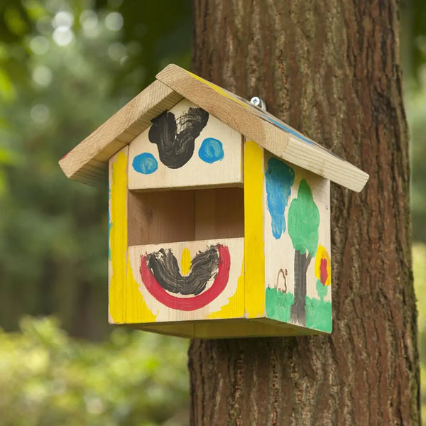 Nell nest box construction kit half open