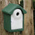 Nesting box wood concrete green 32 mm