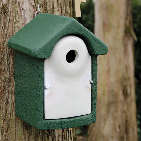 Nesting box wood concrete green 32 mm
