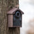 Nistkasten Bilbao WoodStone braun ovales Einflugloch