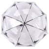 Regenschirm transparent 2-seitig Vogel